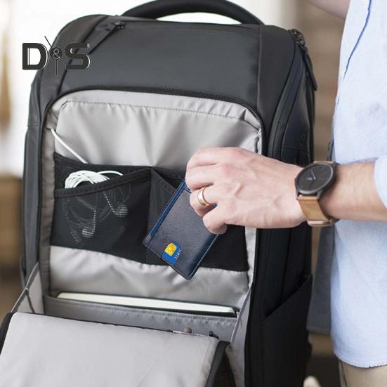 Card Holder 8 Slots Student ID Sleeve Waterproof Anti-theft Change Coin Purse RFID Blocking Protects Personal Information Travel Wallet Business Card