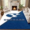 Коврик для двери с логотипом BYU Cougars для гостиной или спальни, Защитный коврик под стул, Офисное украшение, Рождественский подарок, Подарок на день рождения