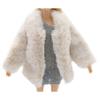 Casual Wear Doll Overcoat Winter Dress Doll Plush Coat Children Gifts Doll Clothes  Girls Toy