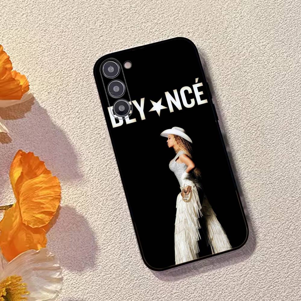 Singer B-Beyonce Phone Case For Samsung Galaxy A73,A72,A71,A70,A53,A52,A51,Soft Silicone Black Cover