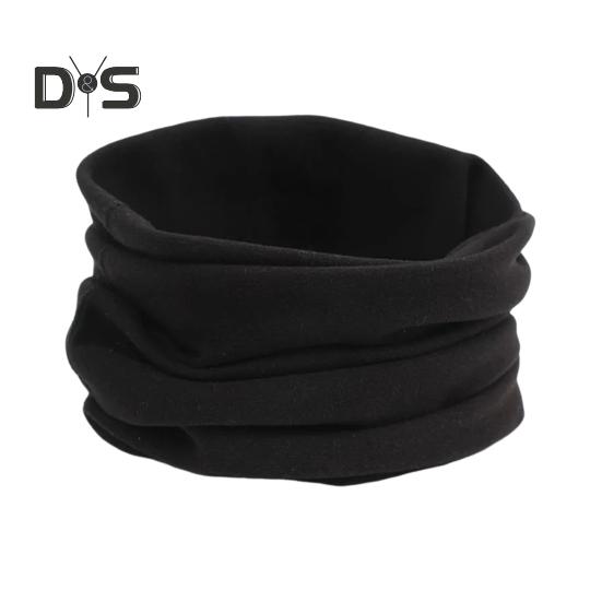 Men Women Thermal Scarf Thickened Double-Sided Velvet Lining Winter Dyeing Scarf Good Heating Insulation High Elasticity Scarf