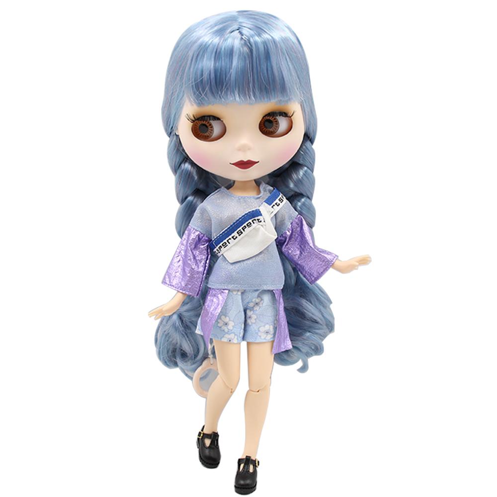 Кукла ICY DBS Blyth 1/6 шарнирное тело BJD игрушка белое глянцевое лицо черное матовое лицо с дополнительными руками AB и панелью DIY кукла девочка