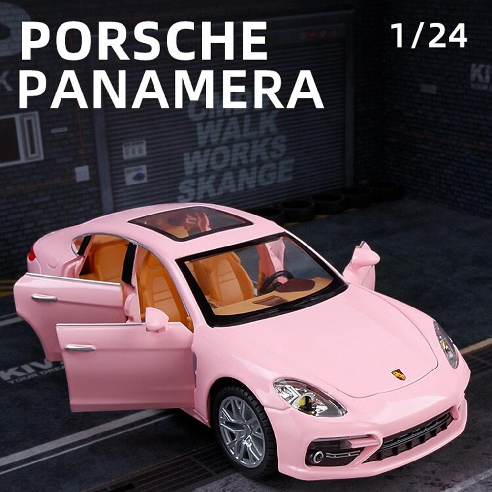 Масштаб 1/24 Panamera, модель автомобиля из сплава, световой и звуковой эффект, литой автомобиль, игрушки для мальчиков, детские игрушки, подарок на день рождения, детские игрушки, автомобиль, коллекция игрушек для мальчиков