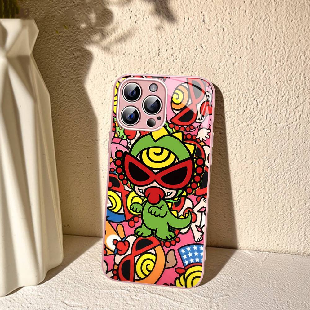Модный H-Hysteric Мини Для IPhone 14 13 12 Мини 11 Про XS Макс X XR 14 Плюс Закаленное Стекло Чехол