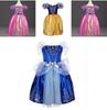 Элегантное детское платье принцессы для девочек для косплея Рапунцель Белль Золушки