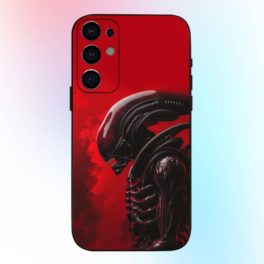 Чехол для телефона A-Alien X-Xenomorph P-Predator для Samsung S25, S24, S21, S22, S23, S30, Ultra, S20, Plus, Fe, Lite, Note, 10, 9, 5G Черный