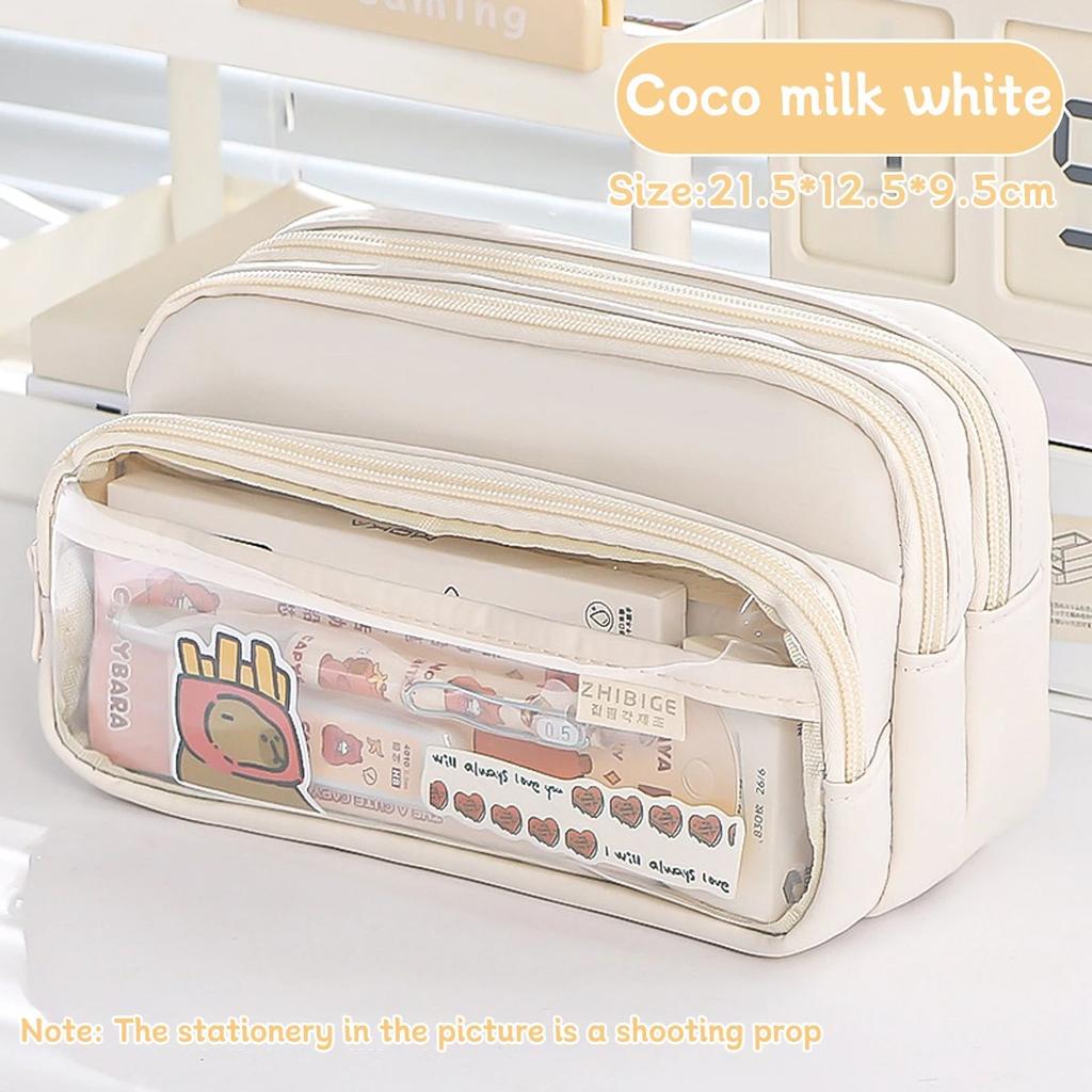 1шт. Многофункциональный креативный пенал большой вместимости с высоким внешним видом, простой и удобный пенал