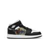 Air 1 Mid GS Hologram Kids Sneakers Black New-Emerald University-Red DR9495-001