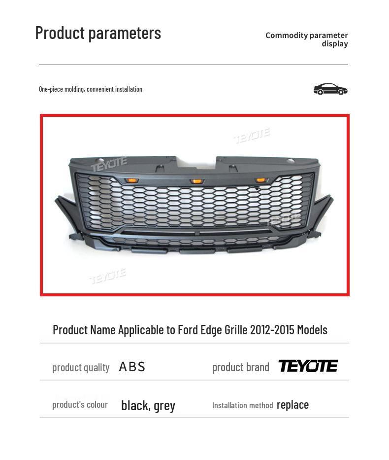 Ford Edge 2012-2015 Front Grille Modification Accessories