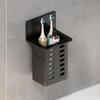 Plastic Wall Mounted Drainage Storage Rack, Cosmetic Storage Box, No Need To Install Chopsticks Tube