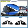 Car Triangle Rear Side Window Trim Vent ABS Air Flow Shutter Accessories for Honda Civic 10th Sedan 2016-2020 2025