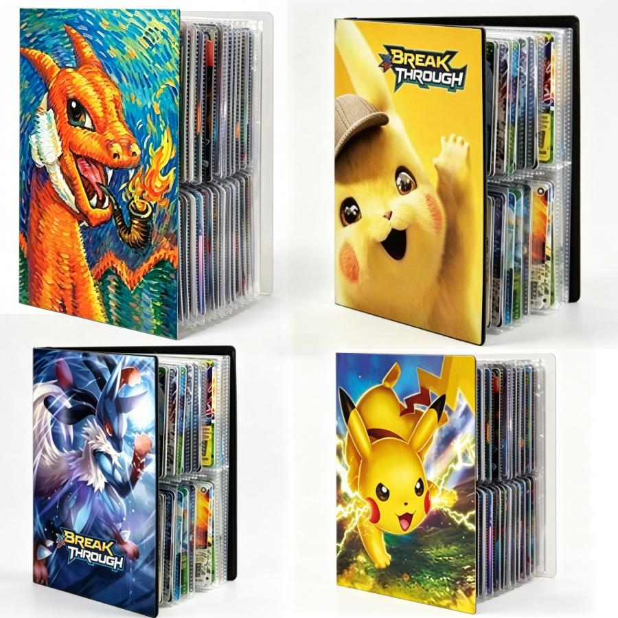 240 Card Album Book Game Card Holder Binder VMAX Game Card Collection Toys Gift (No Cards Included)