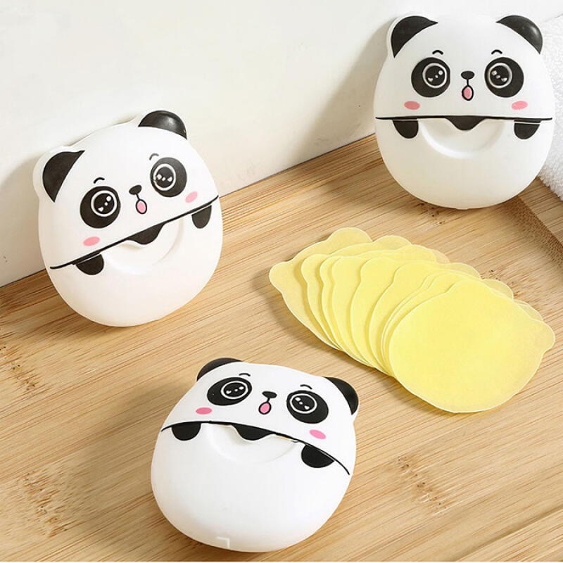 Панда Портативное Удобное Одноразовое Мыло в Листах