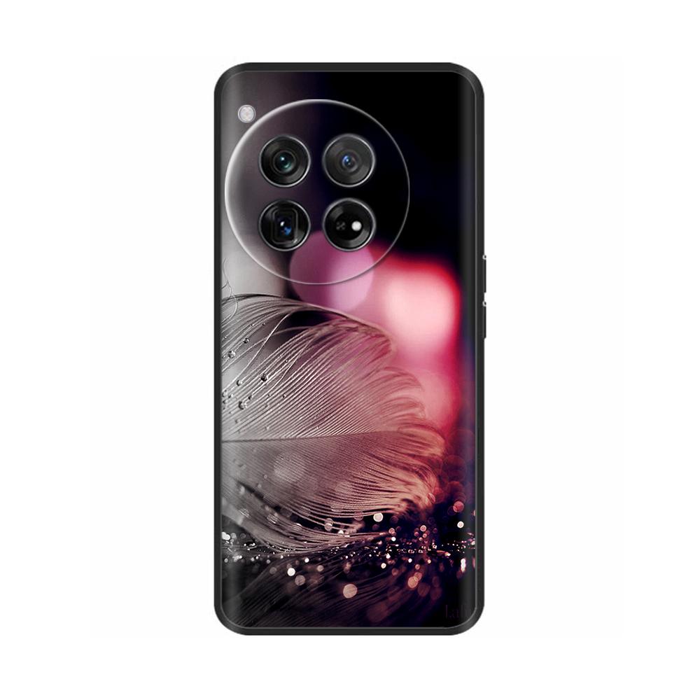 For OnePlus 12 Case Marble TPU Silicone Soft Phone Cases Cover For OnePlus 12 5G CPH2581 6.82" OneMore 12 Colorful Painted Capa