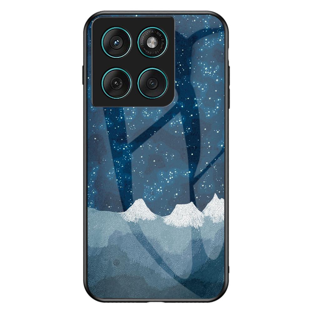 Чехол для Motorola Edge 60 Fusion 5G/Edge 60 5G с рисунком «Звездное небо», крышка для телефона из закаленного стекла