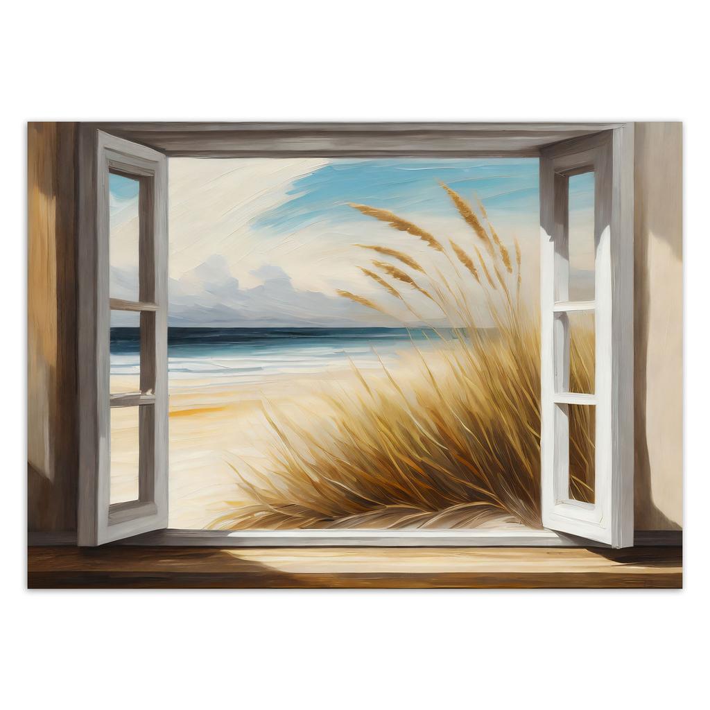 Wallpaper View from the window to the beach