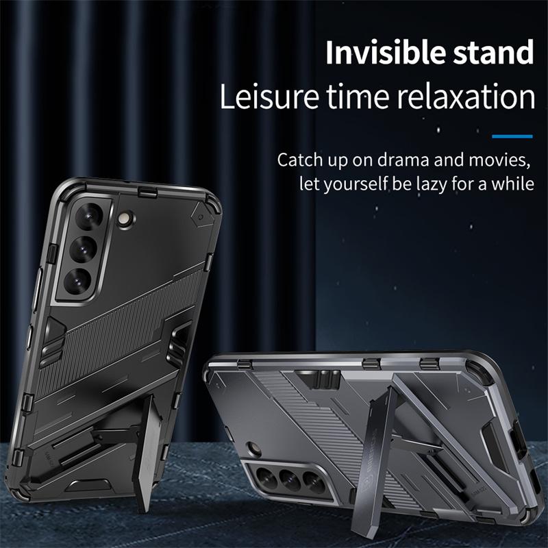 For Samsung Galaxy S22 S 22 Ultra Case Anti Shock Kickstand Magnet Armor Phone Cases For Samsung S22 Plus S22Plus Back Cover