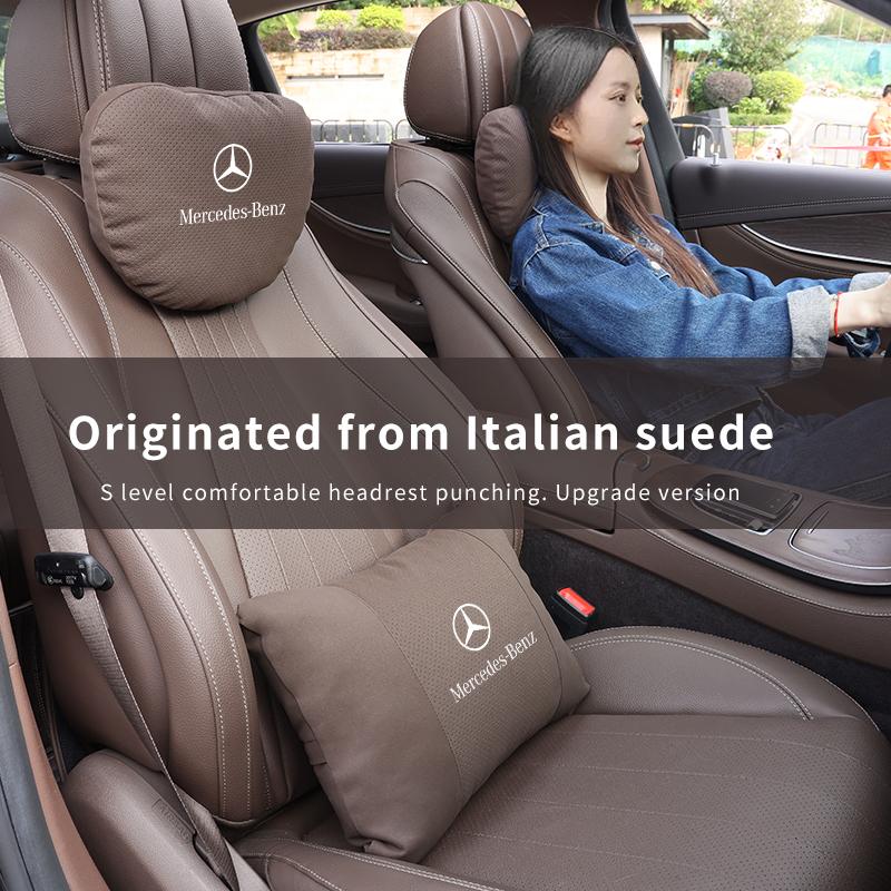UAYLZ1 Hot 2026 New For Benz Mercedes Benz A B C E S V Class GLB GLC GLE Sprinter Pilot SLK SLC W203 W204 ML Car Headrest Neck Support