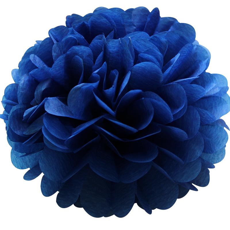 Holiday Supplies 10 " (25cm )Fluffy Tissue Paper Pom Poms Hanging Rose Flower Balls Garlands Wedding Baby Shower Party Decoration