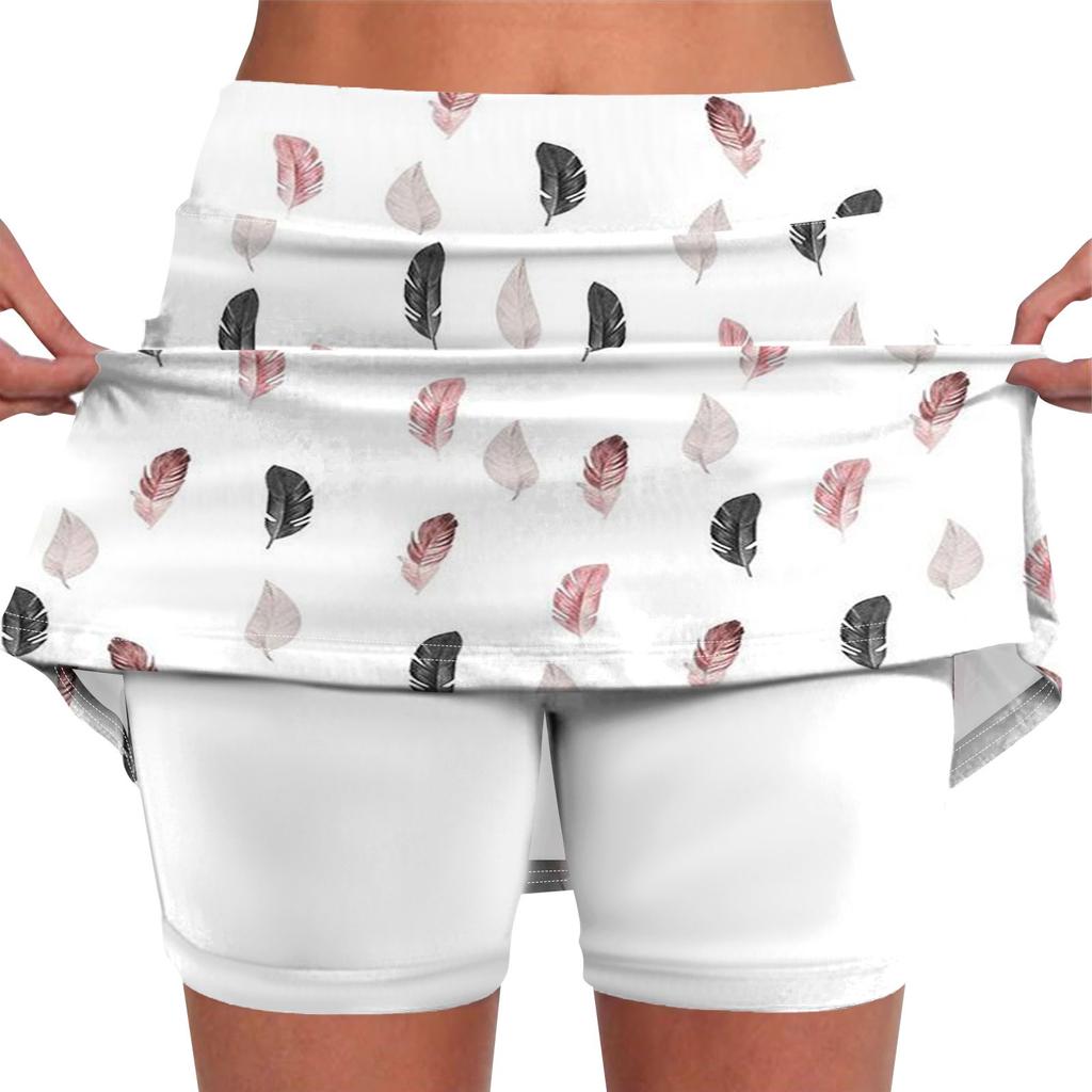 Эластичные брюки-кюлоты для йоги для женщин, спортивные шорты с принтом, легкие узкие однотонные бегуны с высокой талией