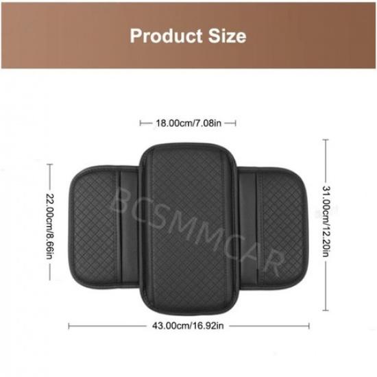 Auto Armrest Pad Center Console Cover Box Pad Protection For Car SUV Breathable