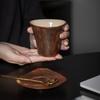 Ретро Красное Дерево Зерно Керамические Кофейные Чашки Ручная Мойка Кофейные Приборы Дом Офис Кофейные Чашки Домашнее Украшение Керамические Чашки