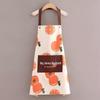 Summer Thin Waterproof & Oil-Proof Kitchen Apron with Hand Wiping Feature - Cute, Fashionable Design and Wider Waist for Stir-Fry Cooking