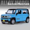 1:22 SUZUKI HUSTLER Alloy Car Model Diecast Metal Off-Road Vehicle Car Model Sound and Light Simulation Collection Kids Toy Gift