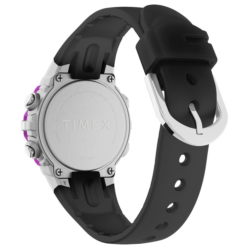 Часы Timex Uni Digital 33 мм, черные/черные/цифровые.