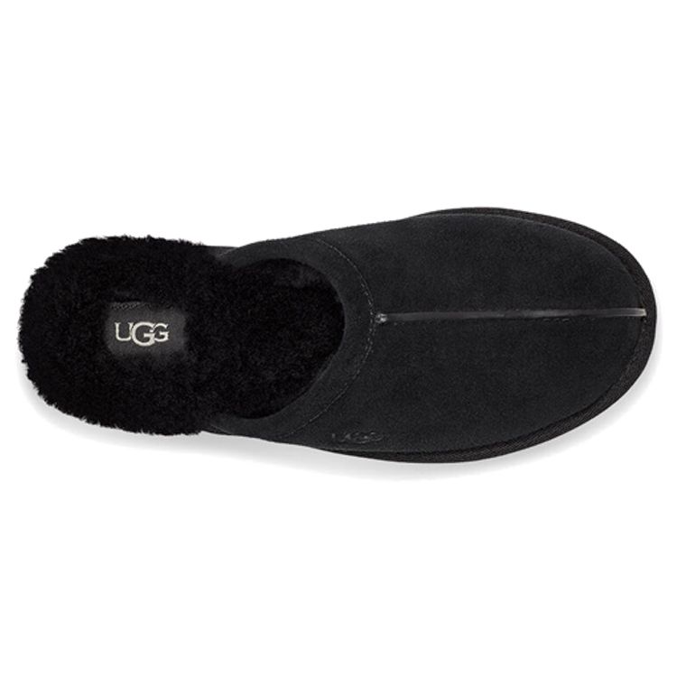 UGG Pearle Удобные Дышащие Модные Шлепанцы с Открытым Носком Женские шлепанцы Черный 1115139-BLK
