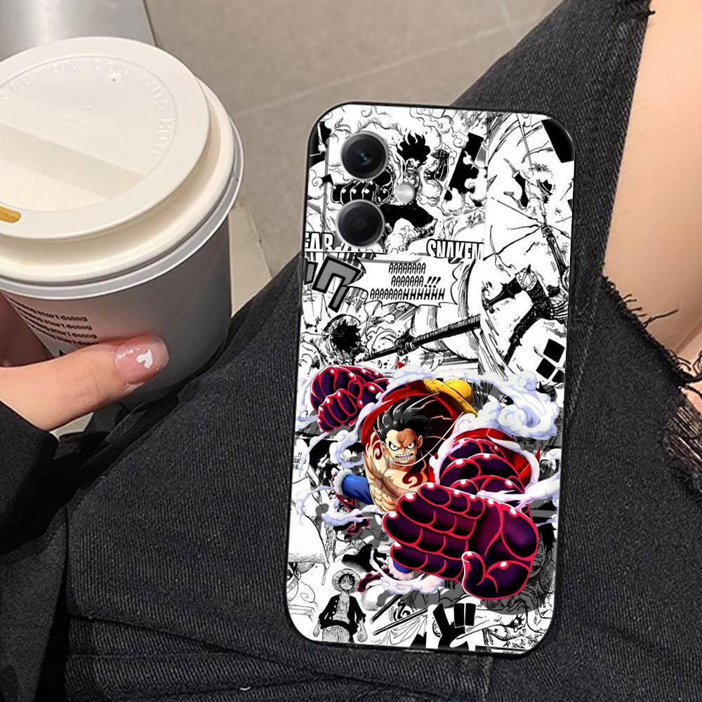 Anime One Piece Luffys Phone Case For Redmi Note 15 14 13 12 12S 11 11T 11S 10 9T 9 Pro Silicone Case Funda DIY Shell Capa Cover