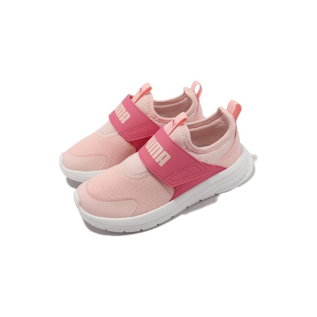 Puma Детские повседневные кроссовки с низким верхом, прочные, дышащие, розовые 389135-05