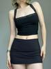 Women's Summer 2026 Slimming A-line Yoga Skort - American Style, Anti-Exposure, Hip-Hugging Sports Skirt