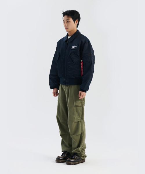 Alpha Industries Cwu 45/P Flight Jacket Replica Blue
