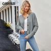 Autumn and Winter Women's Sweater Fashion Loose Cardigan Knit Sweater Vintage Single Row Buttons