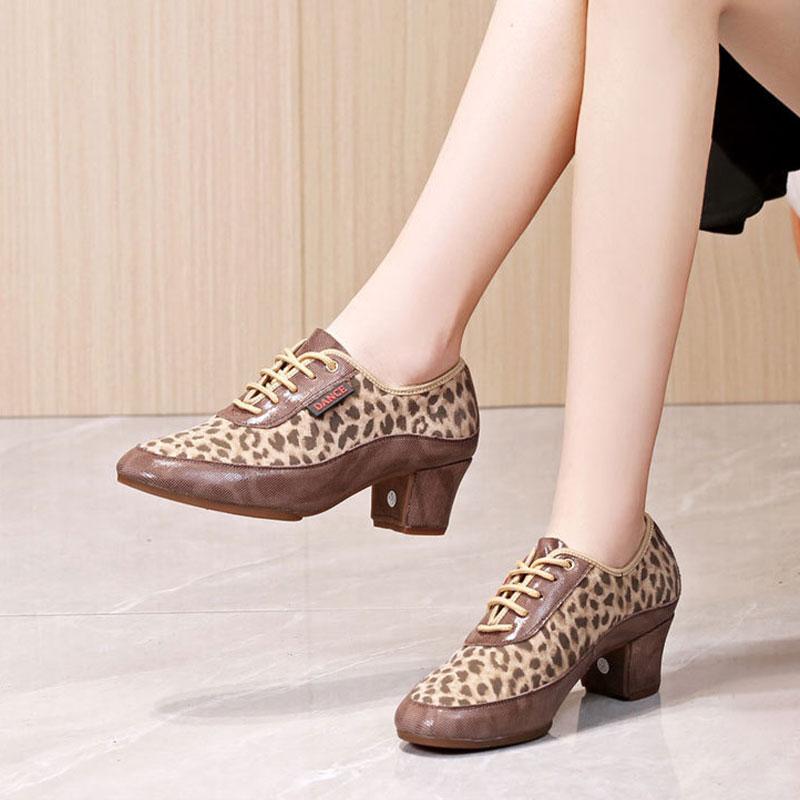 Танцевальная обувь для джаза, современного танца, вальса, женская обувь для бальных танцев, резиновая подошва, противоскользящая танцевальная обувь, высота каблука 5 см