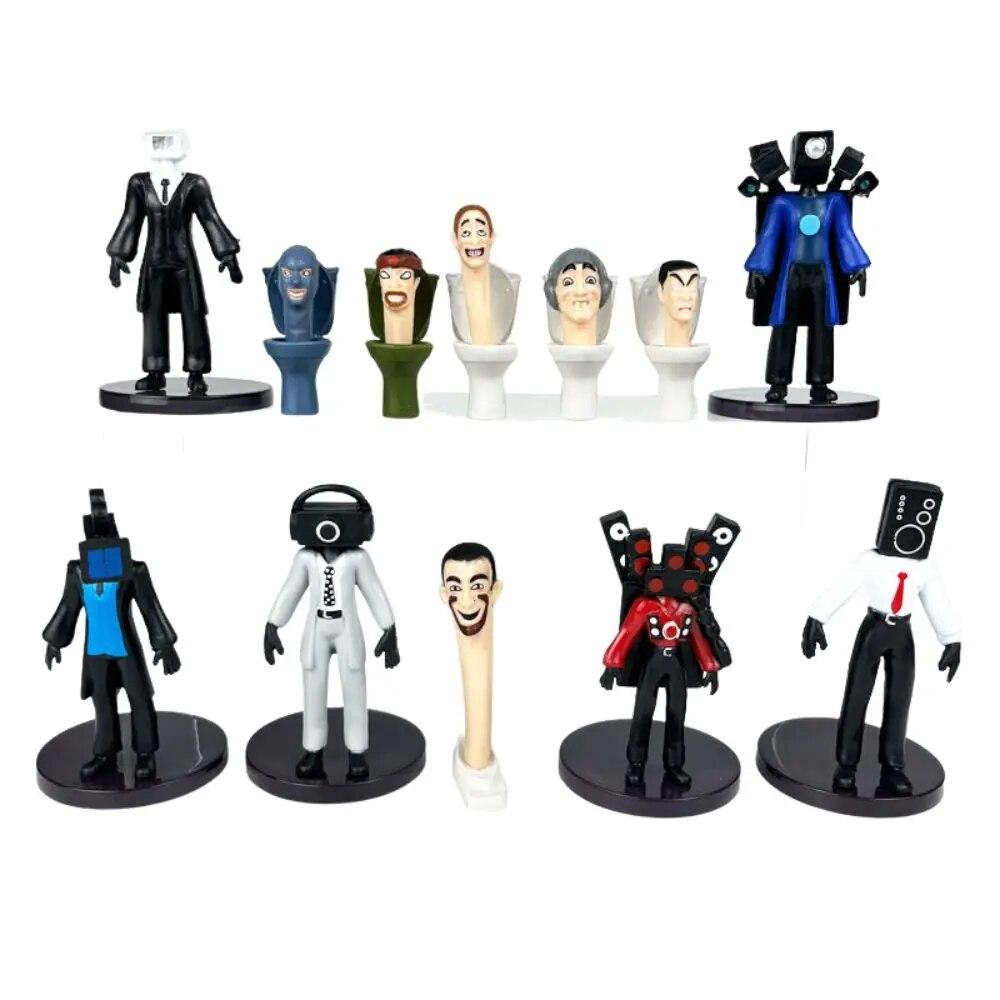 Skibidi Туалет Человек Камера Человек Фигура Спикер Человек Модель Оператор Фигурки Украшения ПВХ Кукла Коллекционная Игрушка