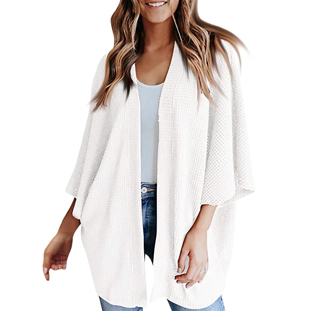 Осенне-зимний новый хит продаж, свободный кардиган, свитер, вязаный свитер, футболка, топы, женская одежда