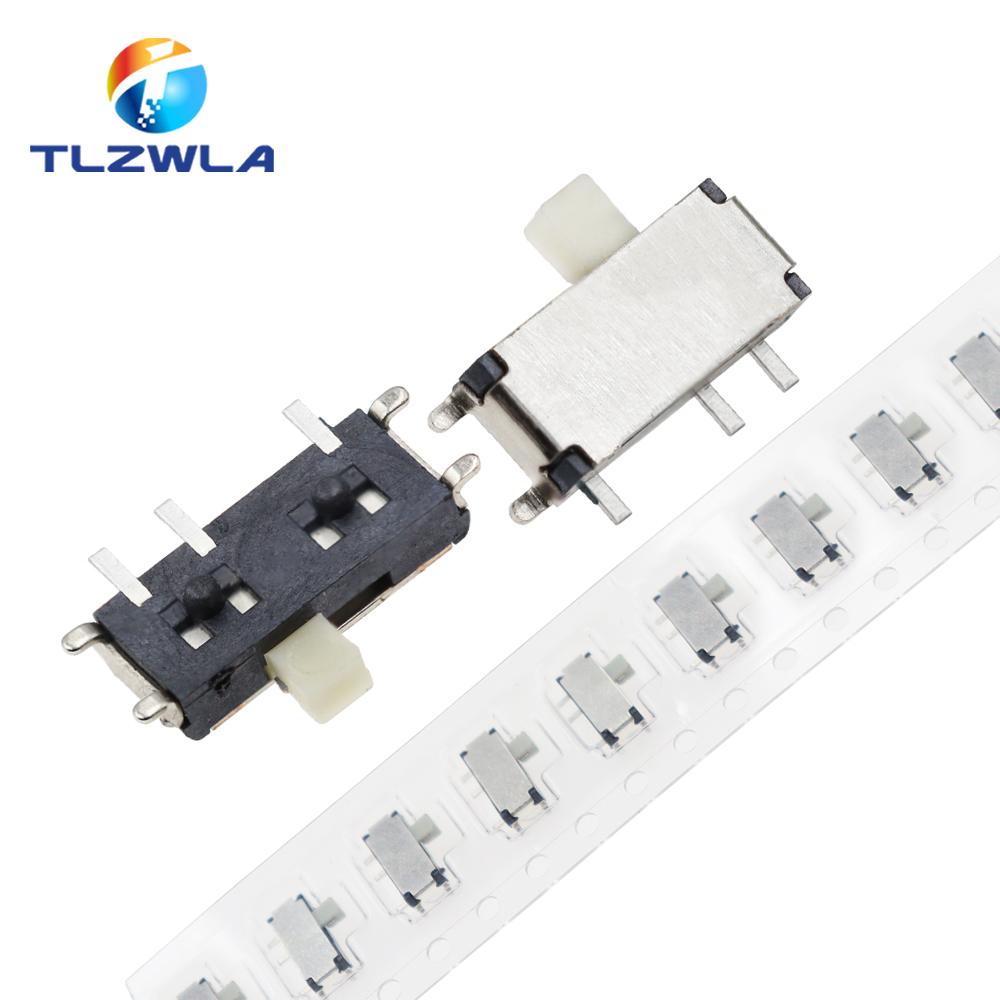 50PCS Mini 7-Pin On/Off 1P2T SPDT MSK-12C02 SMD Toggle Slide Switch For MP3 MP4