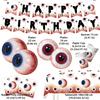 Plates Eyeballs Disposable Tableware Napkin Halloween Party Dinnerware  Party Accessories