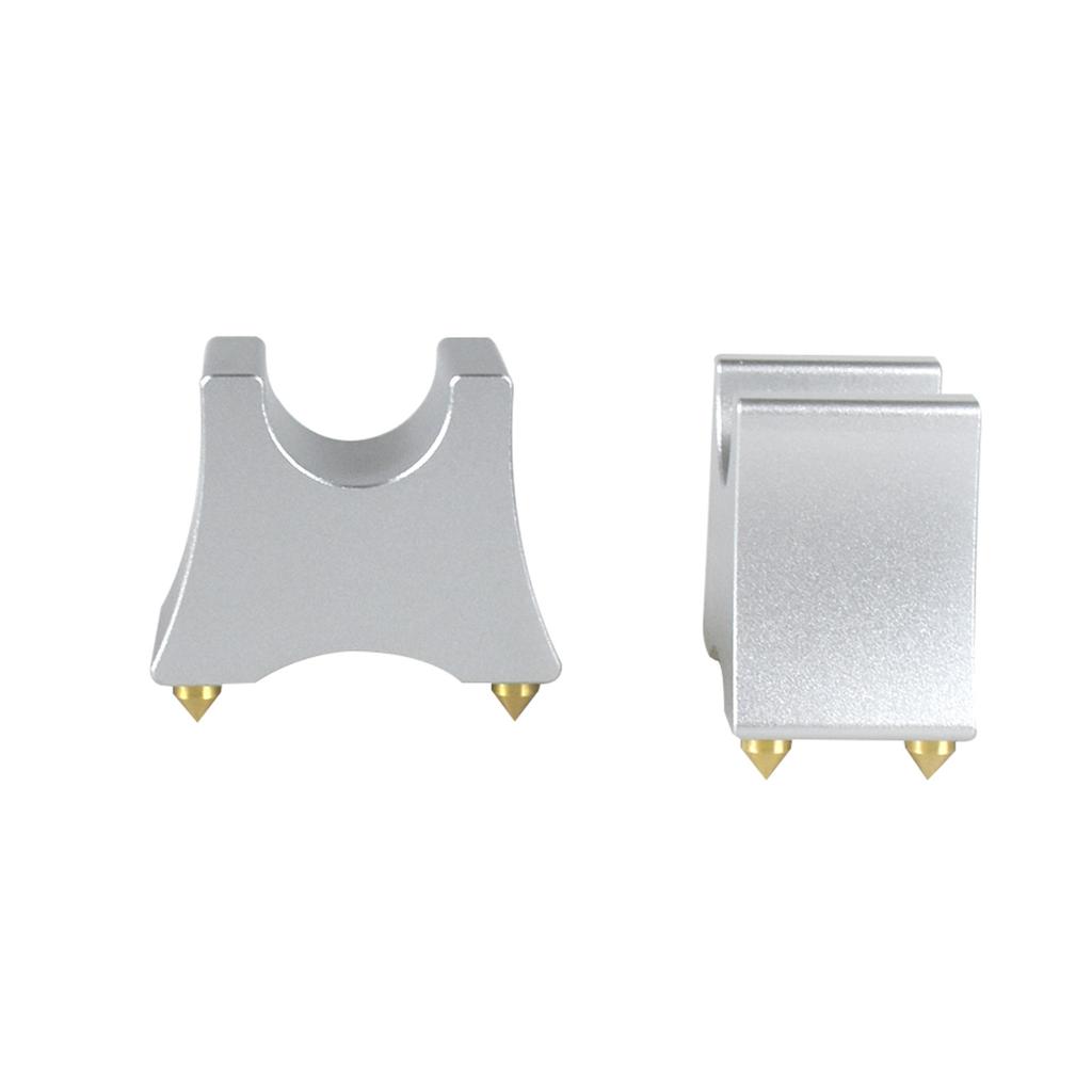 4 шт. Стойка-подставка для кабельного лотка Hi-Fi, шип, опорная рама, прочный металлический держатель для акустического провода, многофункциональный, амортизирующий