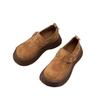 Autumn All-inclusive Single Shoes Women's New High-end Sense Versatile Thick-soled Temperament Camel Women