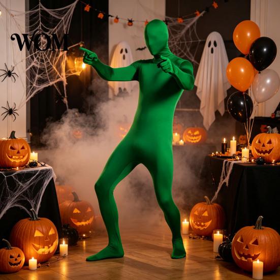 Unisex Zentai Suit Full Body Suit, Adults Halloween Party Cosplay Durable Spandex Outfit Bodysuit, Men Women Stretchy Unitard Costume Lightweight