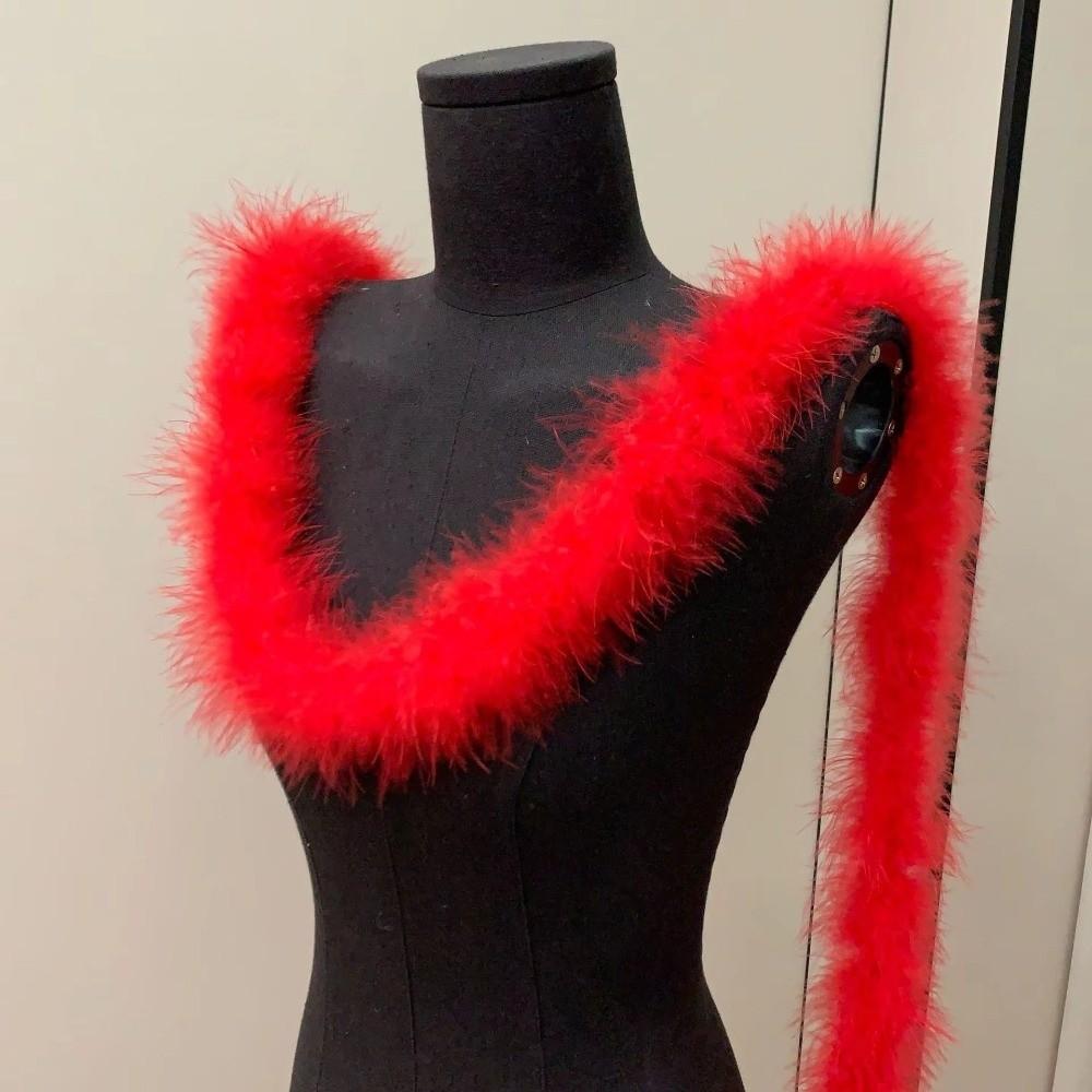 Декоративная полоса 2 метра Манжетная полоса Искусственный мех Пушистая отделка DIY Одежда Шитье Домашний декор Искусственный мех Декорация