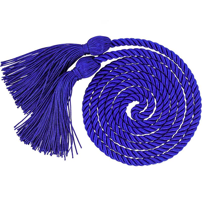 170CM Graduation Honor Cord Double Fringe Tassels Long Rope for Academic Ceremony Student Outfit Party Accessory