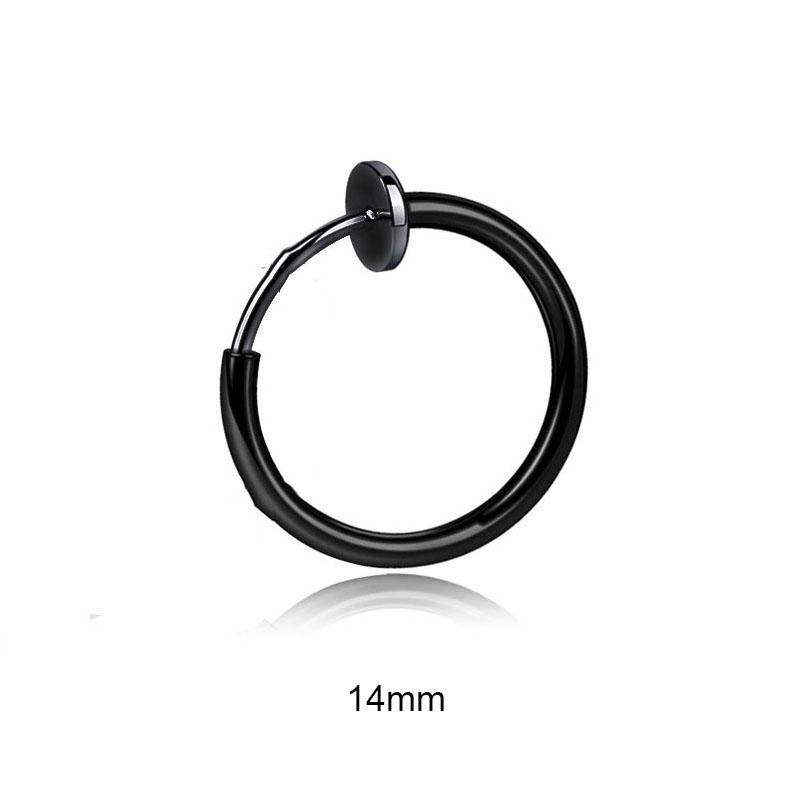 2pcs Unisex Stainless Steel Punk Man Black Drop Earrings Geometry Triangle Star Cross Fish Love Feather Party Multiple Gothic