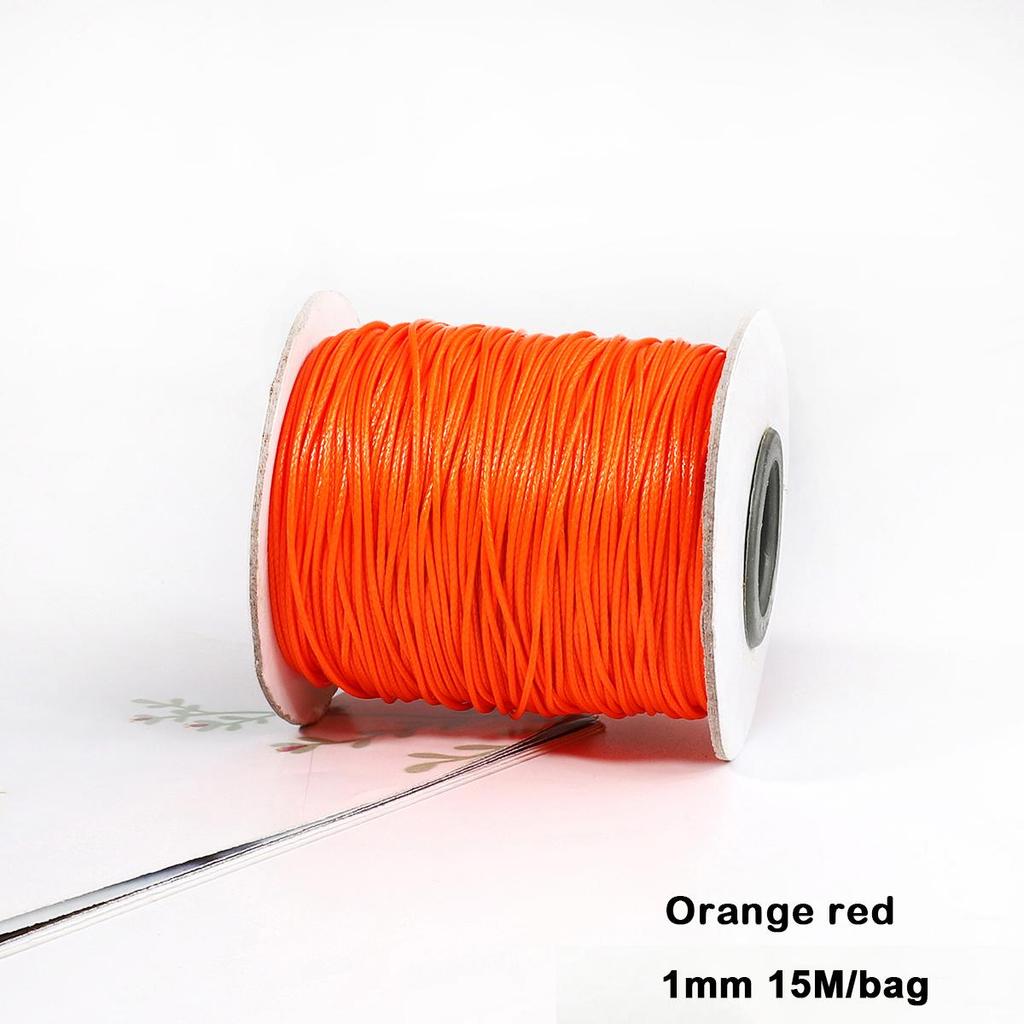 Разноцветные вощеные хлопковые шнуры для макраме, ювелирные бусины, изготовление ювелирных изделий своими руками