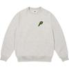 Palace Топы унисекс из шенилла Tri-Ferg Crew Grey Marl P27CS120