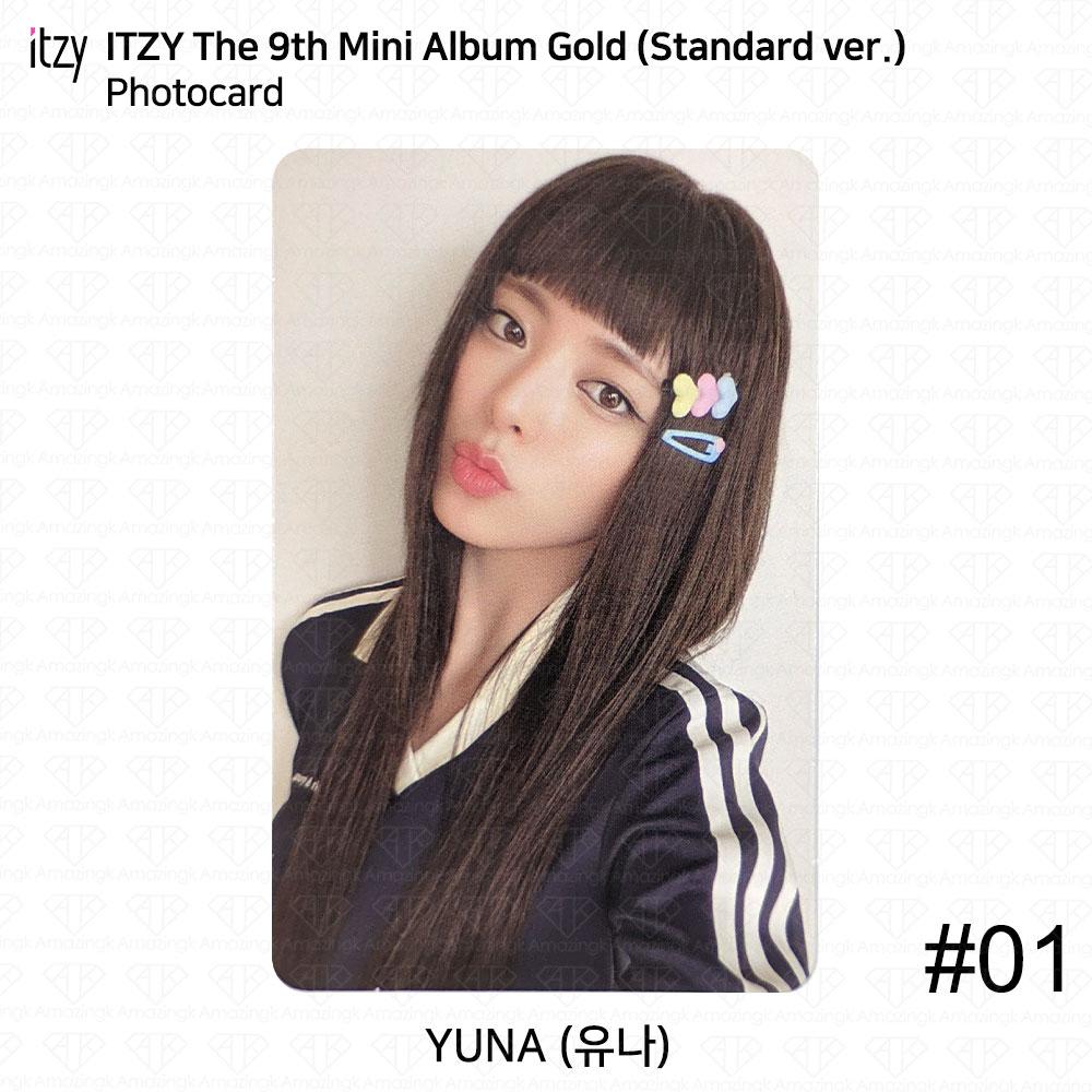 ITZY 9-й мини-альбом gold standard ver официальная фотокарточка открытка постер kpop