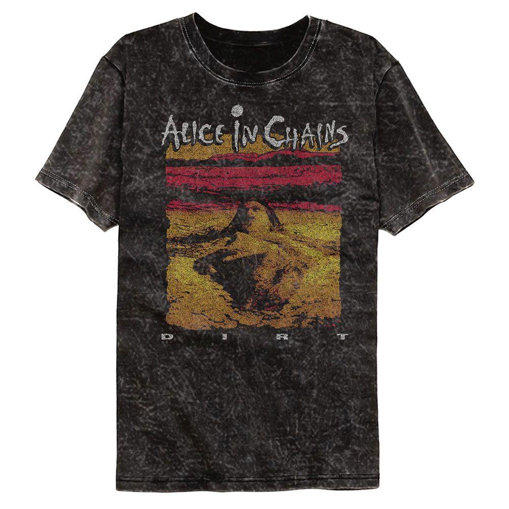 Alice In Chains Dirt Album Art Colortone Mineral Wash Music Shirt Unisex T-Shirt